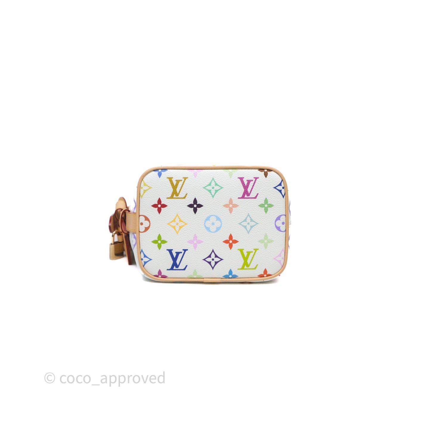 Louis Vuitton x Takashi Murakami All In BB Bag Multicolore Blanc Monogram Canvas