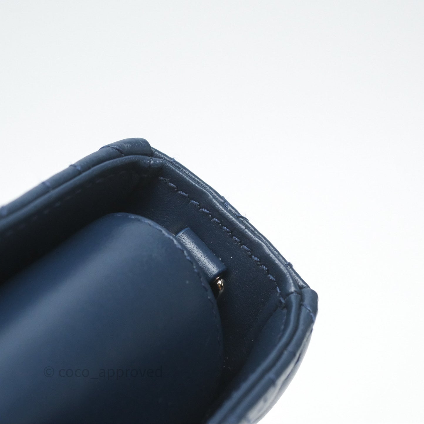 Christian Dior Medium Lady D-Joy Bag Deep Ocean Blue Cannage Lambskin