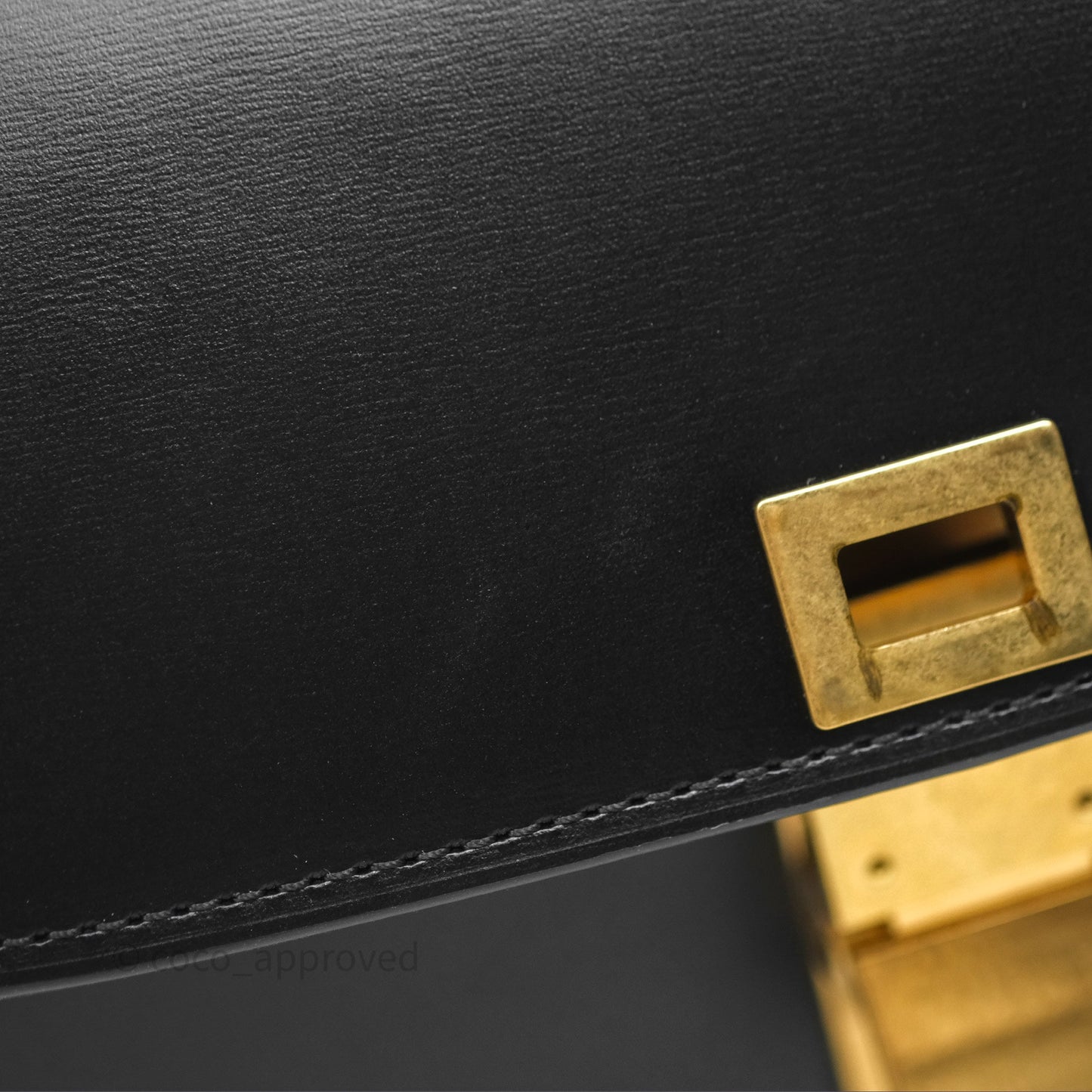 Celine Teen Classic Box Flap Black Calfskin