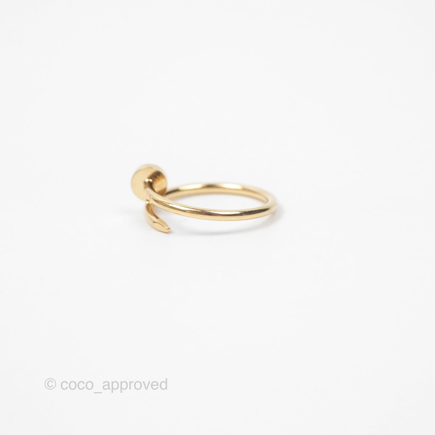 Cartier Juste un Clou Ring Small Model Yellow Gold Size 55