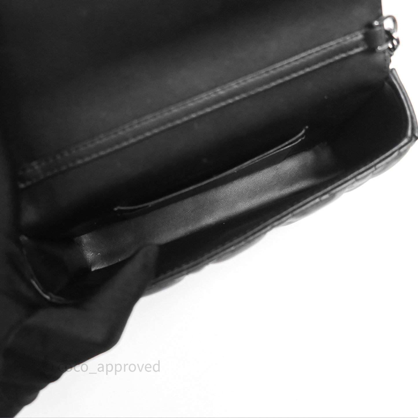 Christian Dior Dior Talk Phone Pouch Black Cannage Lambskin
