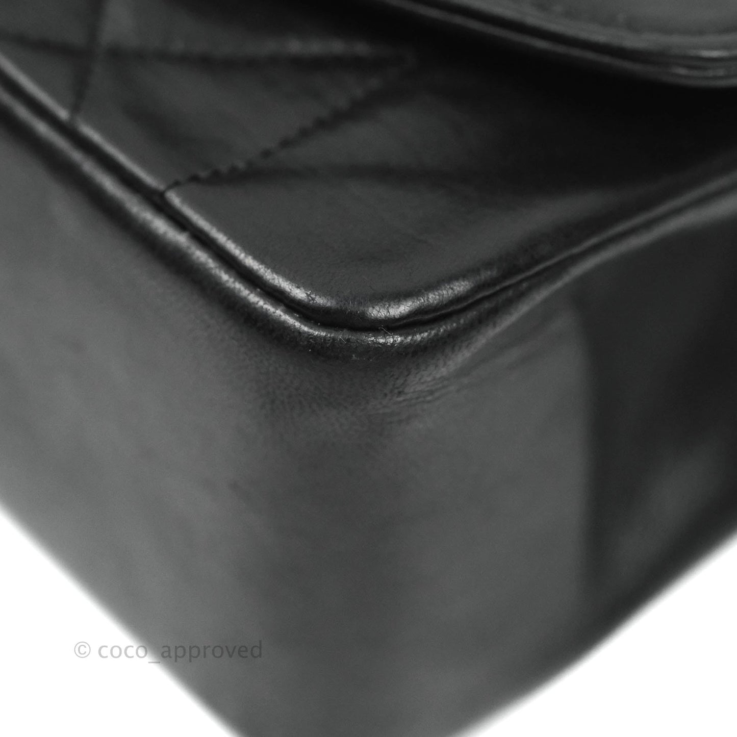 Chanel Black Quilted Lambskin Small Vintage Classic Diana Flap Bag