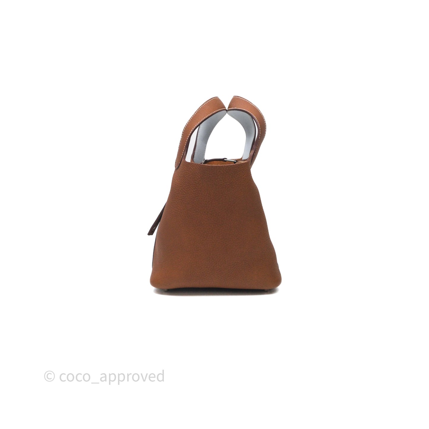 Hermes Picotin Lock 18 Gold 37/Bleu Brume T0 Clemence Palladium Hardware