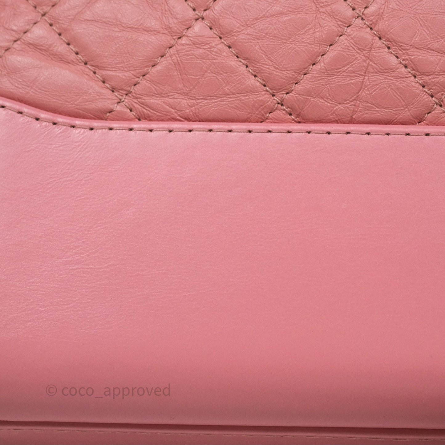 Chanel Large Gabrielle Hobo Pink Aged Calfskin Mixed Hardware 19S