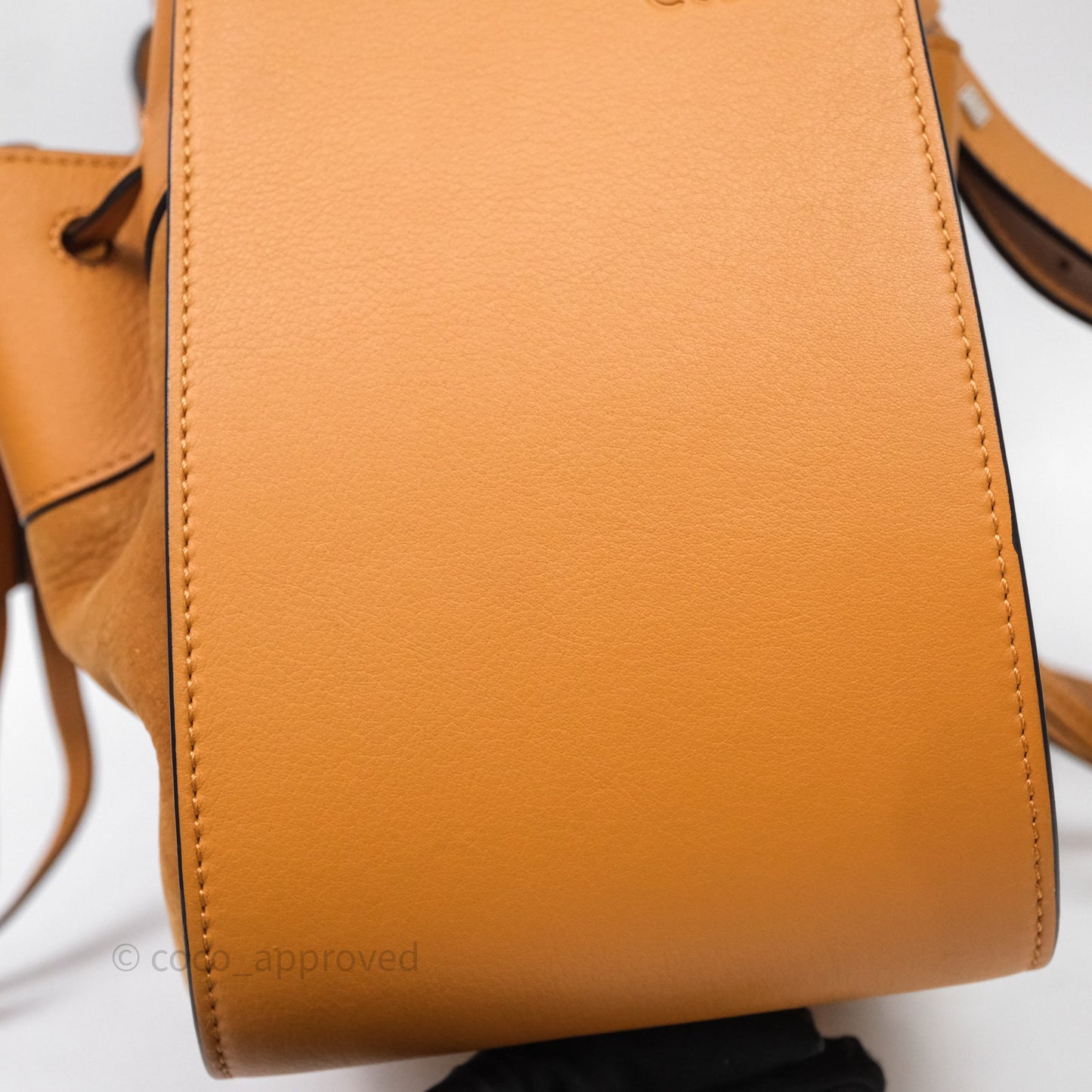 Loewe Small Hammock Drawstring Light Caramel Calfskin