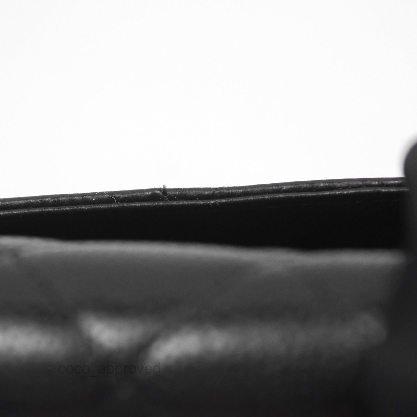 Chanel Quilted Classic Zip Long Wallet Black Caviar Gold Hardware