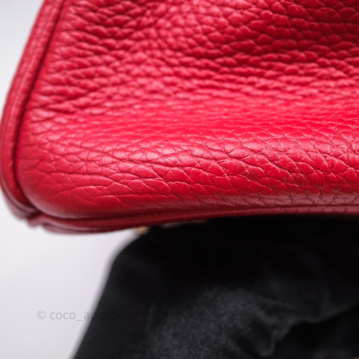 Hermes Birkin 35 Rouge Casaque Clemence Palladium Hardware