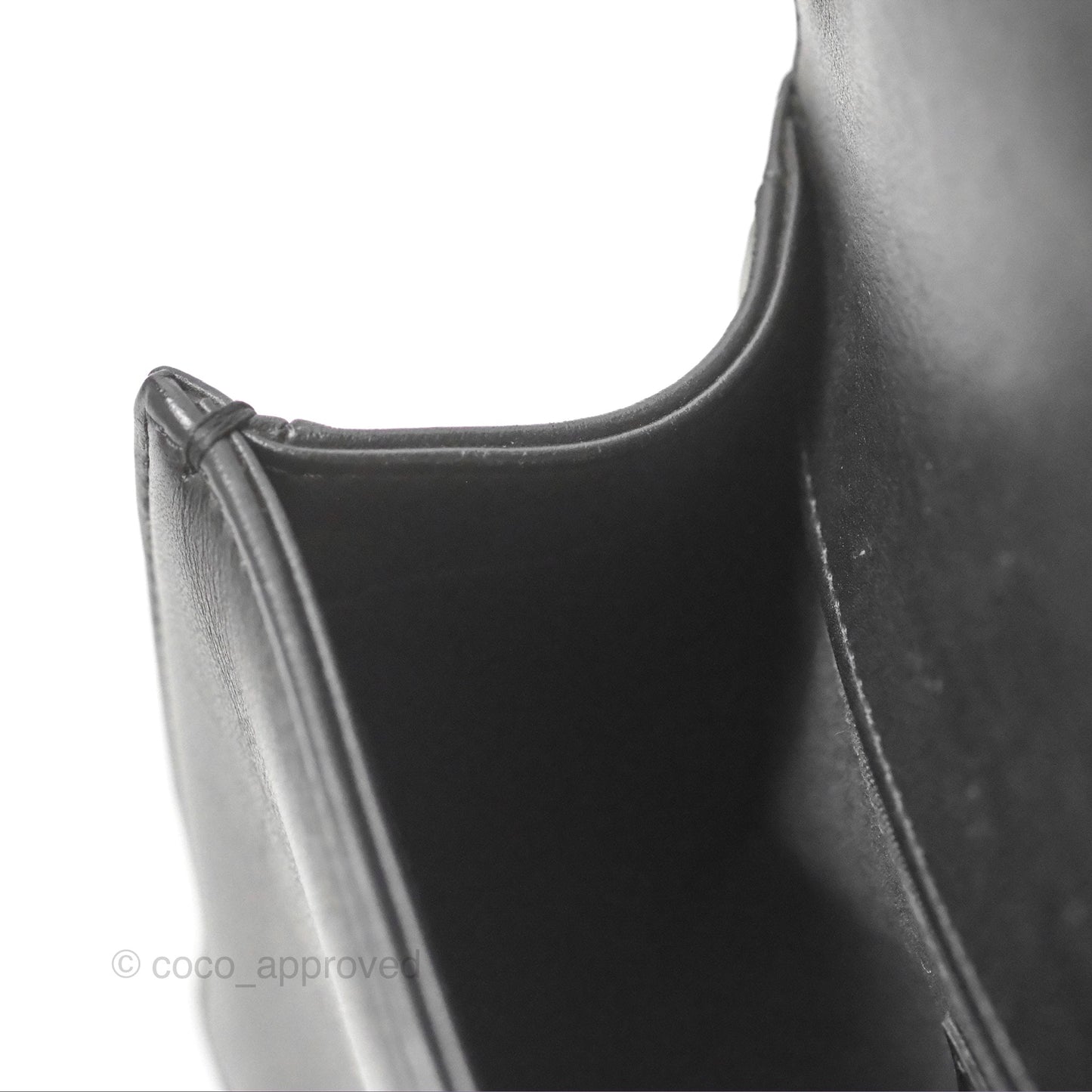 Chanel Small Chevron Boy Black Calfskin Silver Hardware