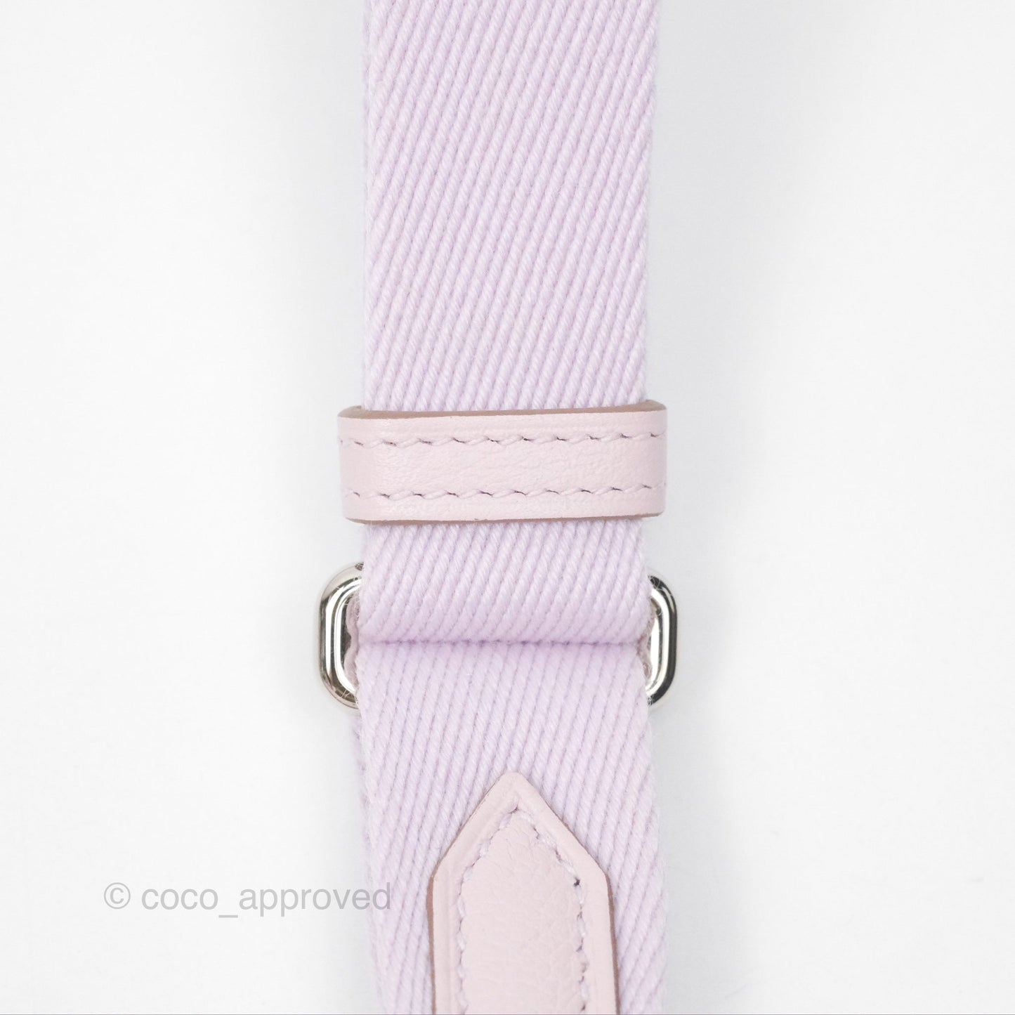 Hermès Mini Jypsiere Mauve Pale Evercolor Palladium Hardware