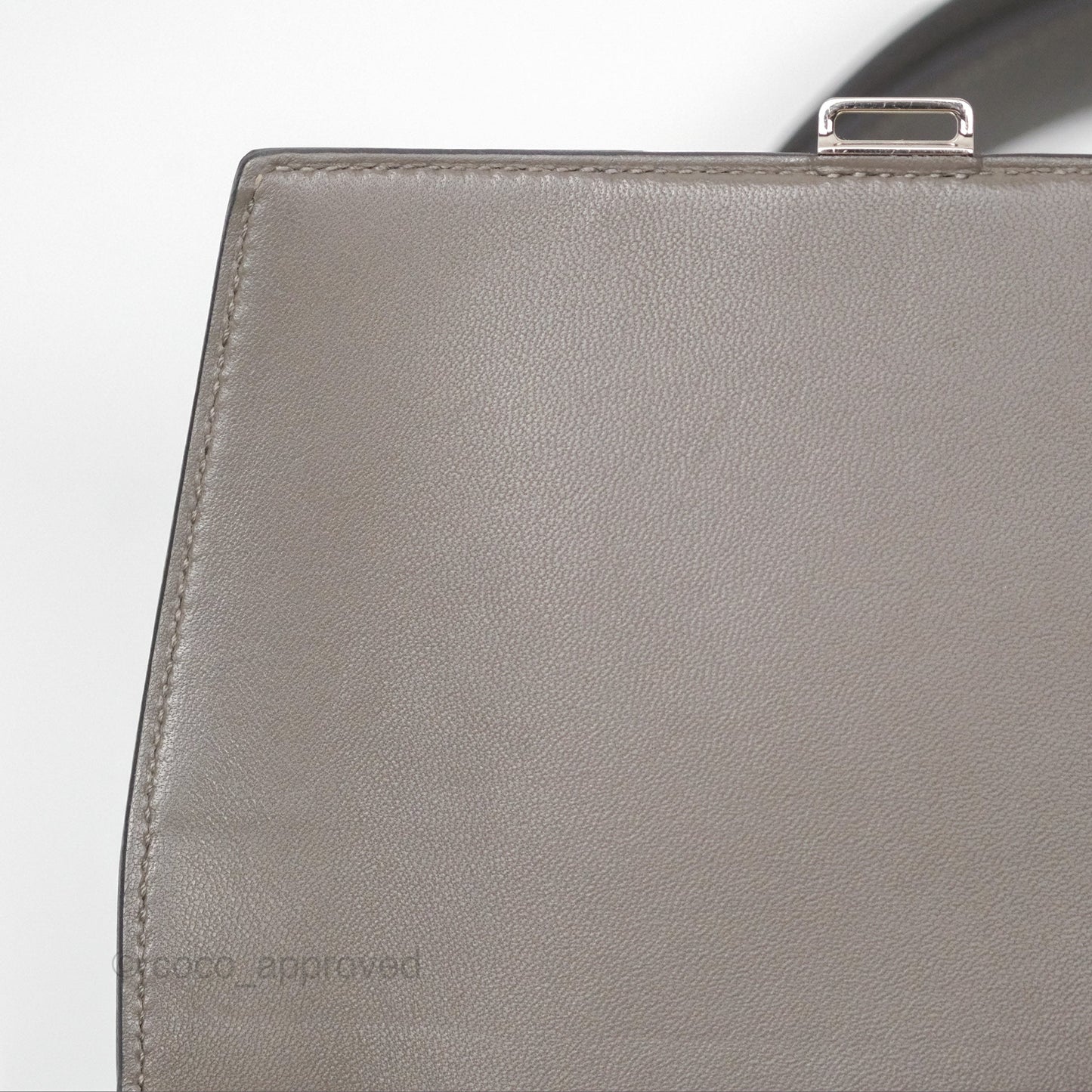 Hermès Della Cavalleria Mini Bag Gris Meyer 0L Epsom Palladium Hardware