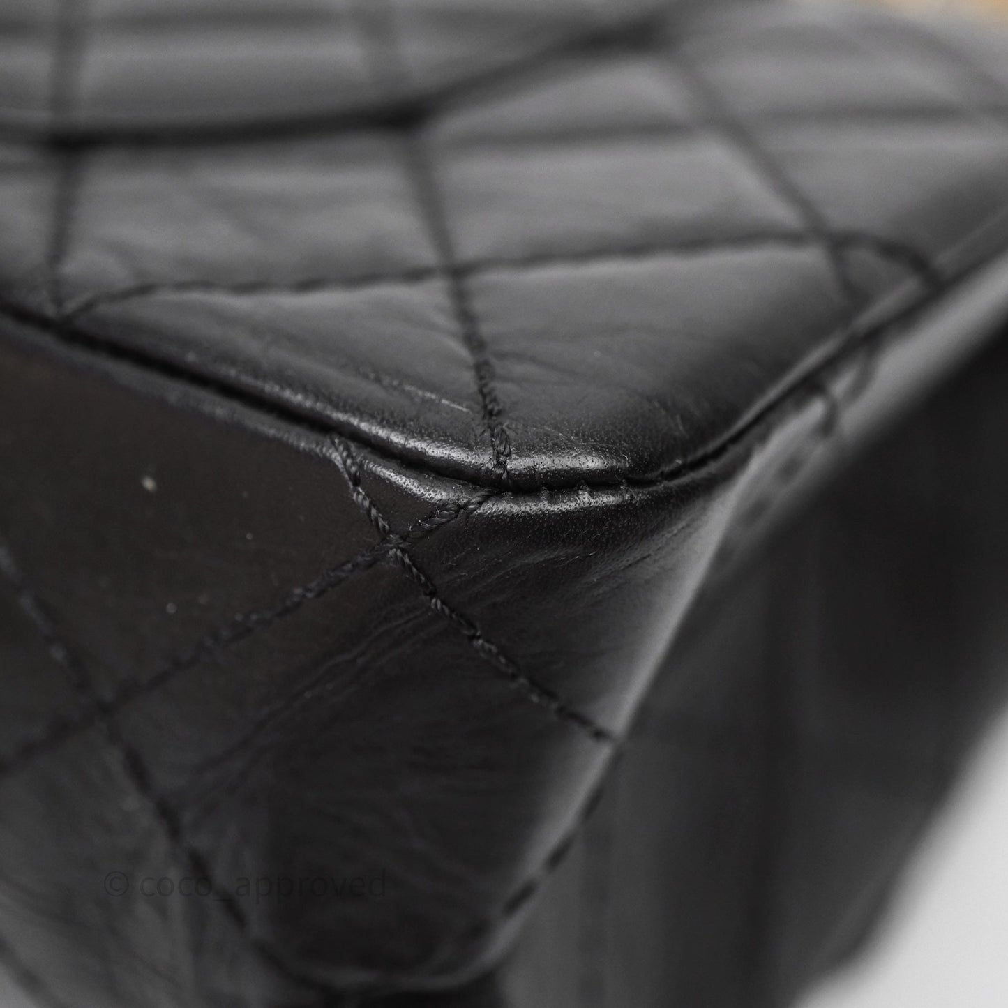 Chanel Quilted Reissue 226 Aged Calfskin Black Aged Gold Hardware