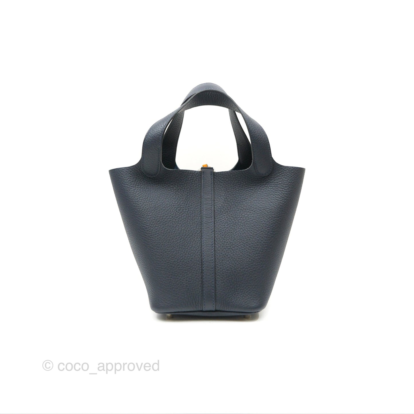 Hermès Picotin 18 Lock Bleu Nuit 2Z Palladium Hardware