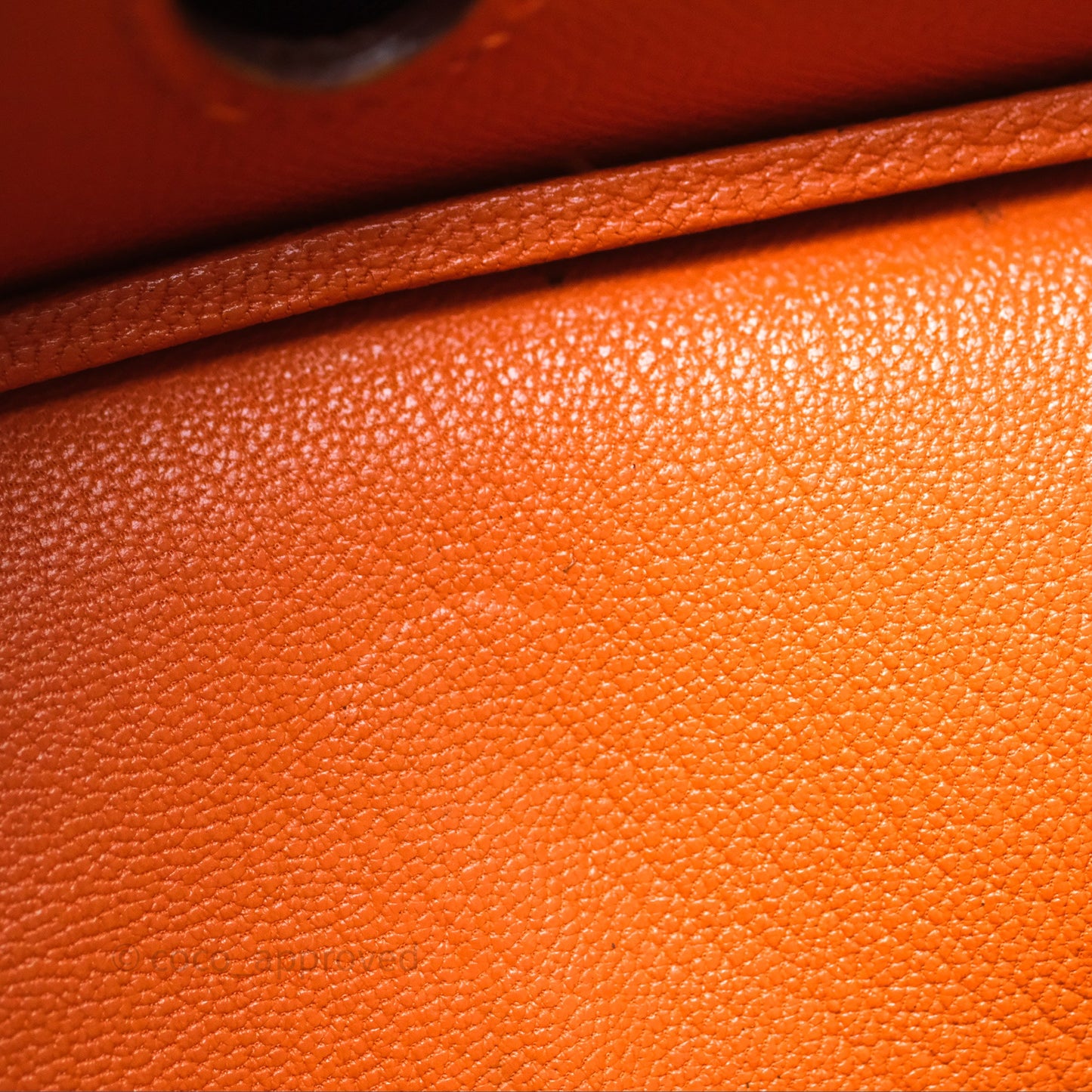Hermès Birkin 30 Retourne Orange Epsom Palladium Hardware