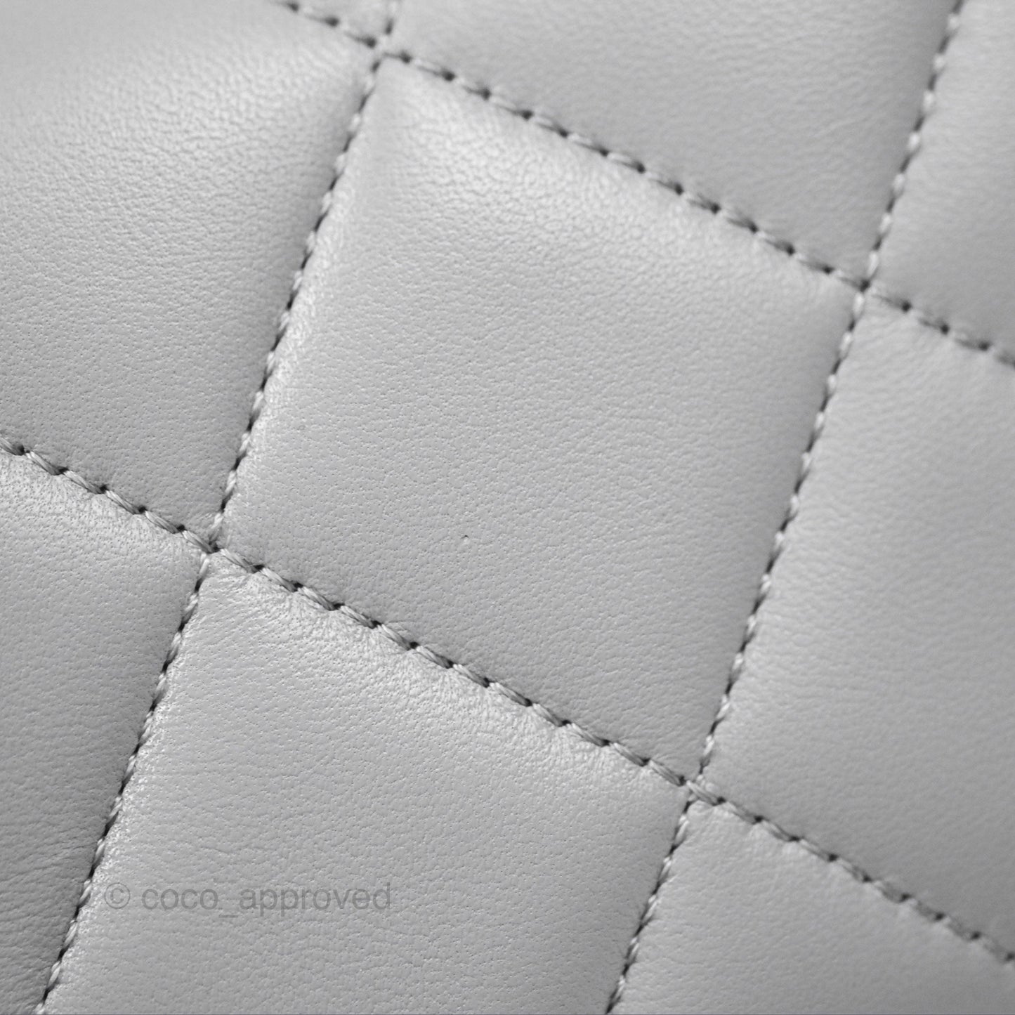 Chanel Small Trendy CC Grey Lambskin Gold Hardware