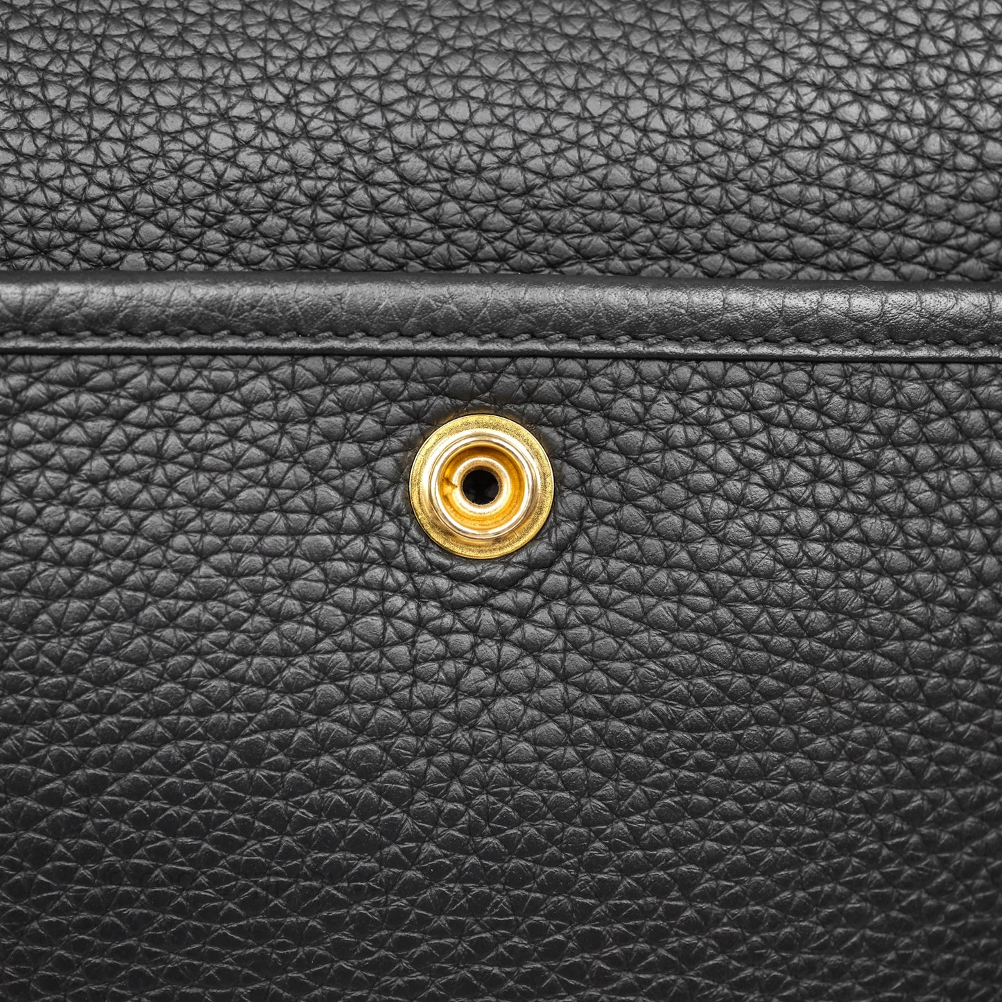 Hermes Evelyne III 29 Black Clemence Gold Hardware