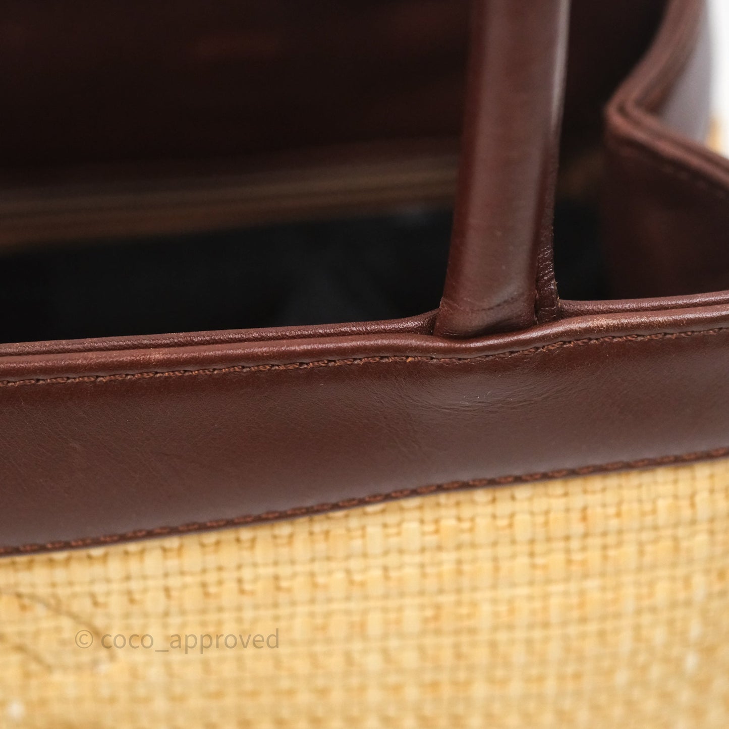 Chanel Vintage Rattan Tote Bag
