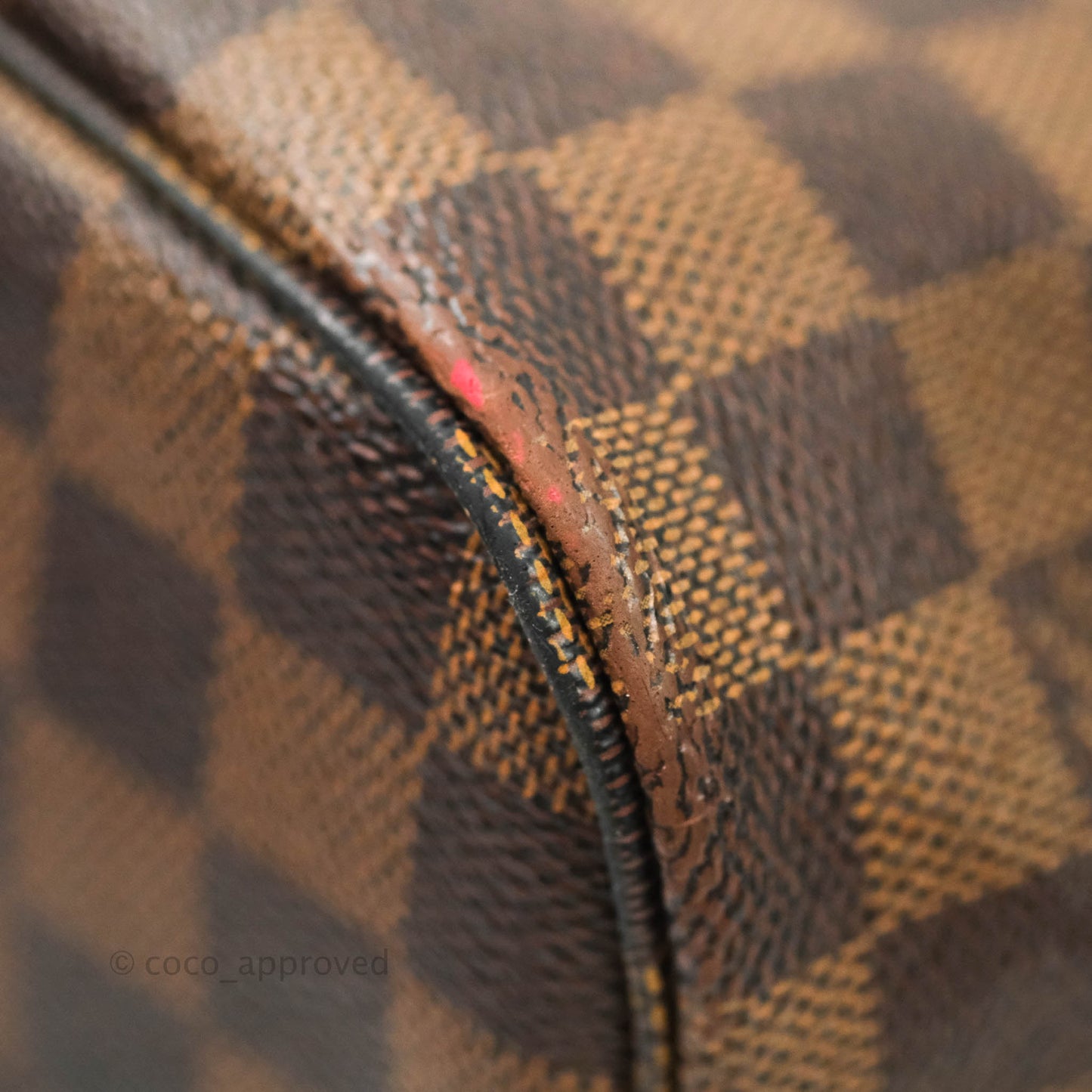 Louis Vuitton Neverfull MM Tote Bag Damier Ebene Canvas