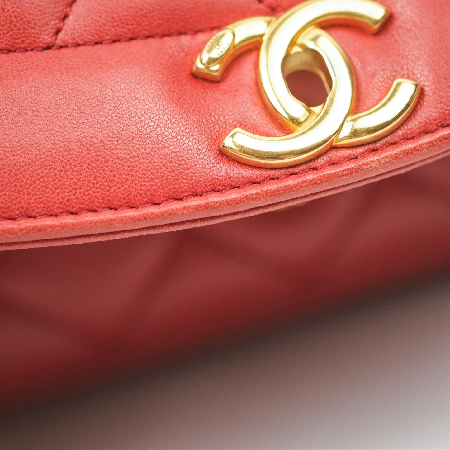 Chanel Diana Reissue Brick Red Gold Hardware