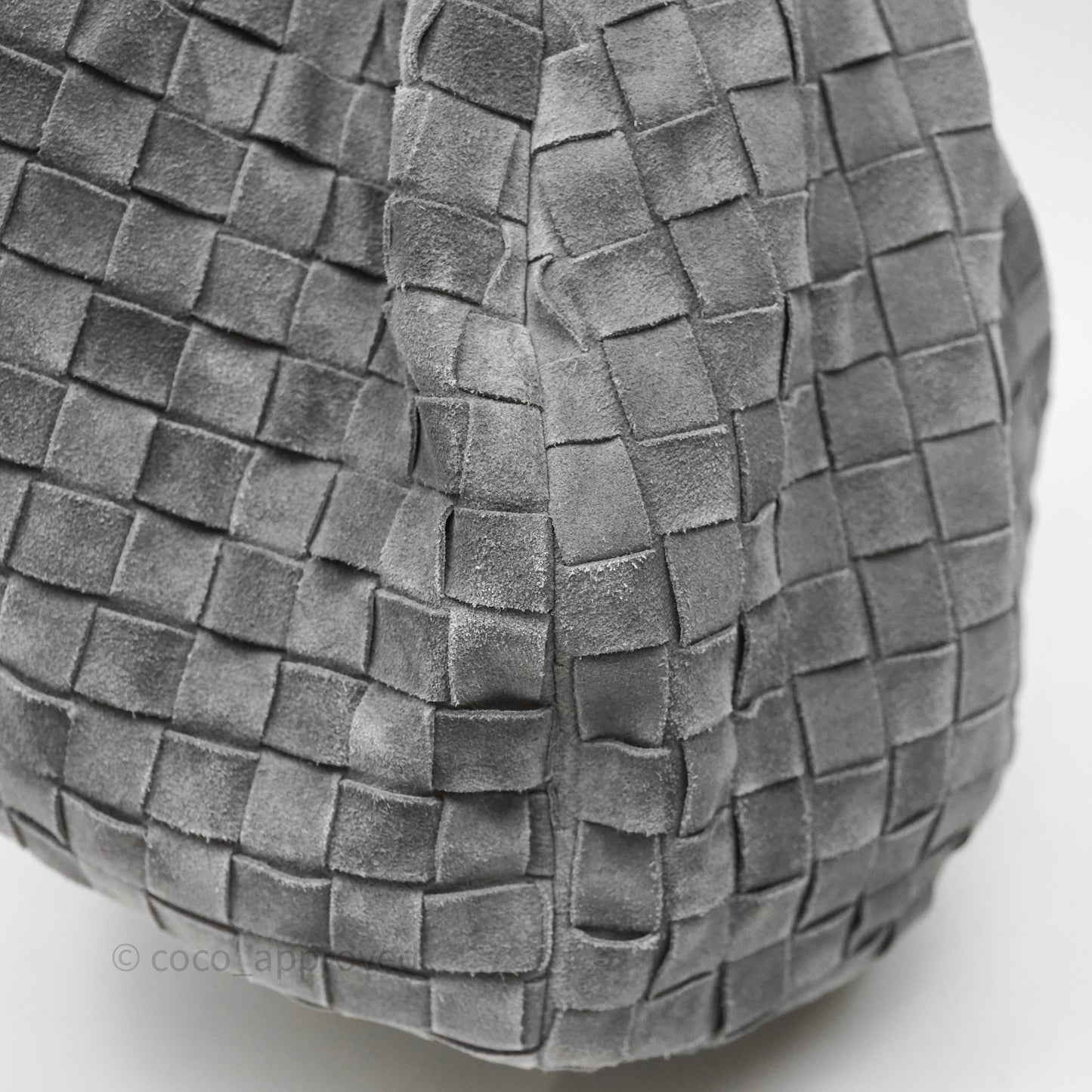 Bottega Veneta Classic Jodie Cloudy Indigo Suede Intrecciato
