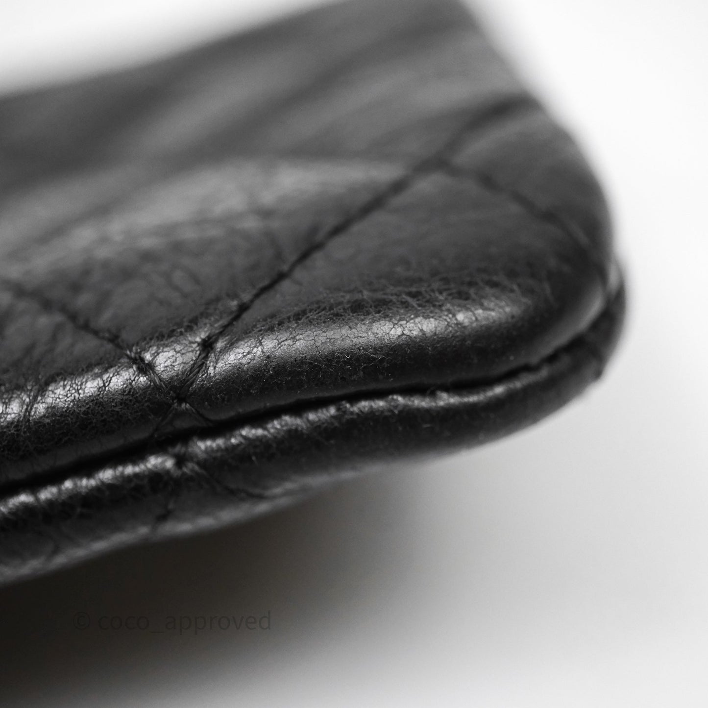 Chanel Quilted Mini O Case So Black Calfskin