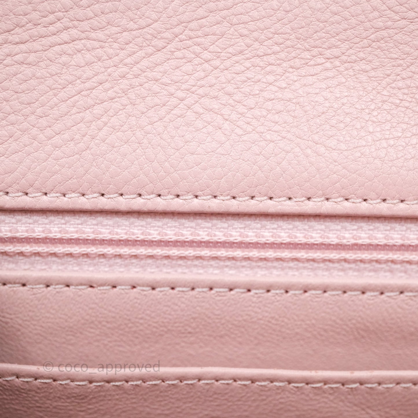Chanel Mini Square Chevron Pink Calfskin Aged Gold Hardware