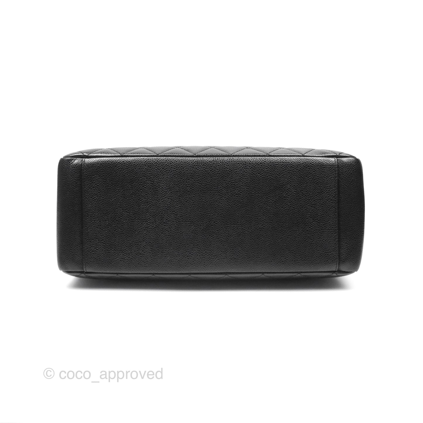 Chanel GST Black Caviar Silver Hardware