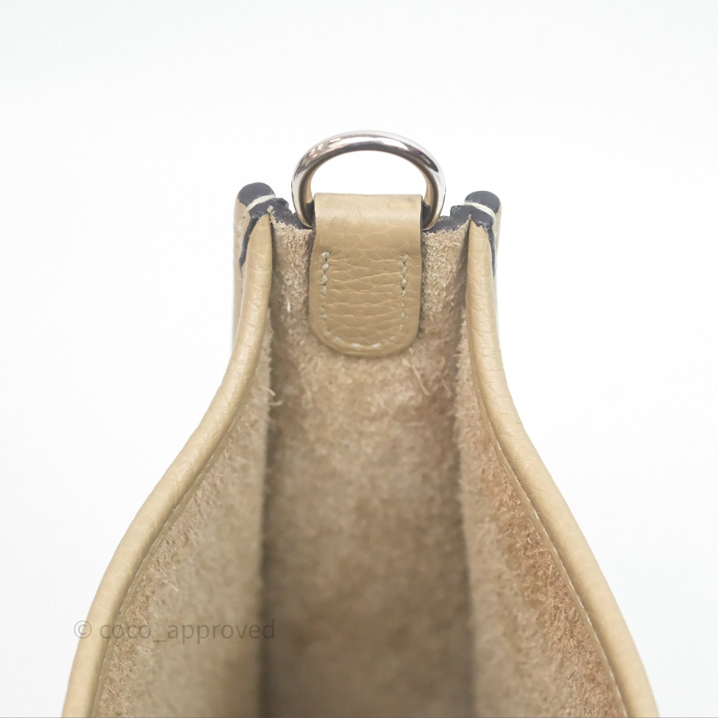 Hermès Mini Evelyne 16 Trench Clemence Palladium Hardware