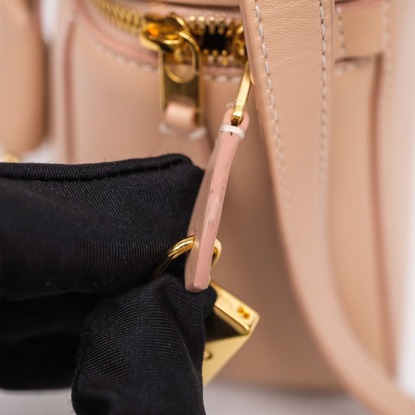 Loro Piana Extra Bag L27 Dark Pink Gold Hardware