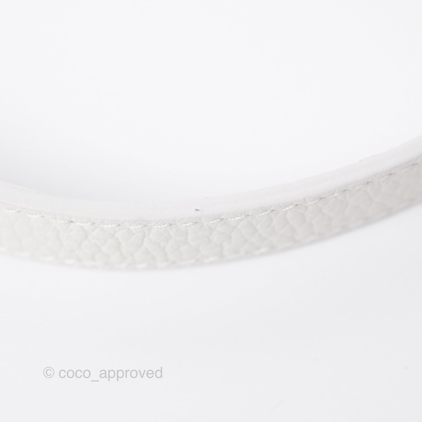 Louis Vuitton Taurillon Capucines BB Snow