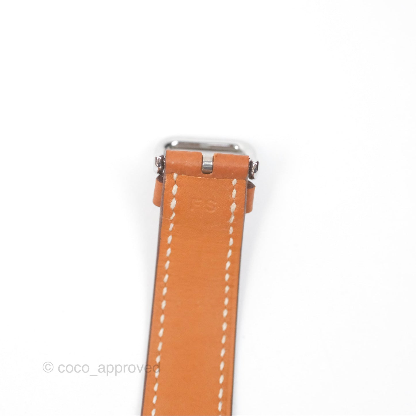 Hermès Heure H Watch Gold Epsom Palladium Hardware