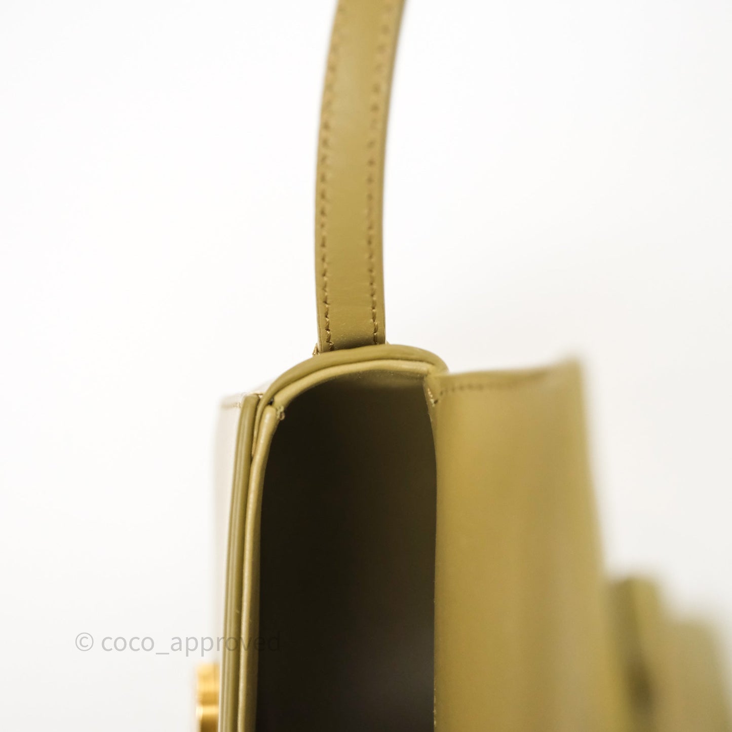 Celine Mini Besace Cuir Triomphe Green Calfskin