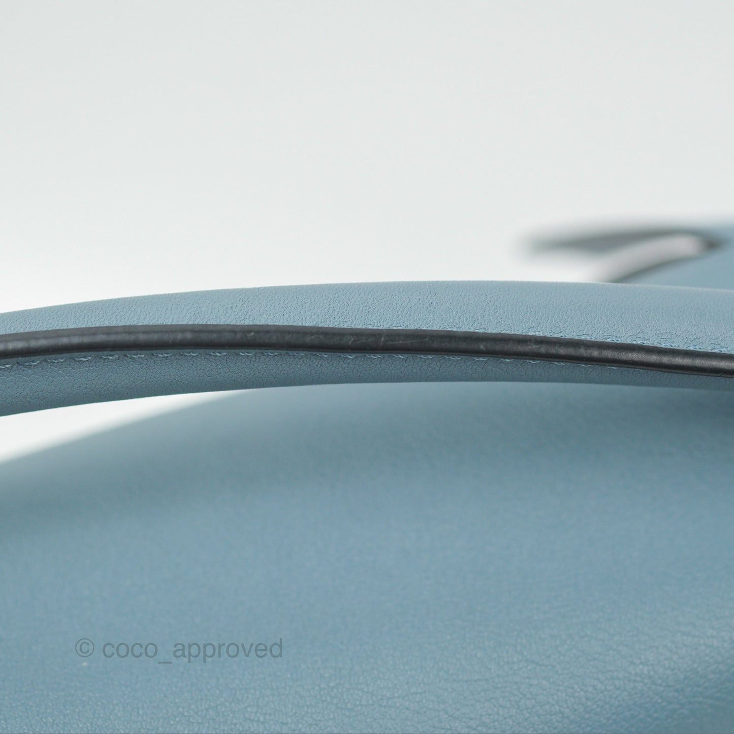 Loewe Small Puzzle Bag Stone Blue Calfskin Silver Hardware