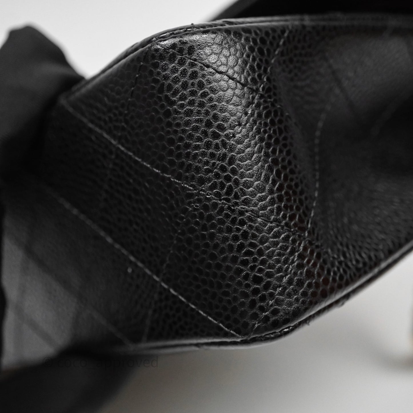 Chanel Small Classic Flap Quilted Black Caviar Gold Hardware