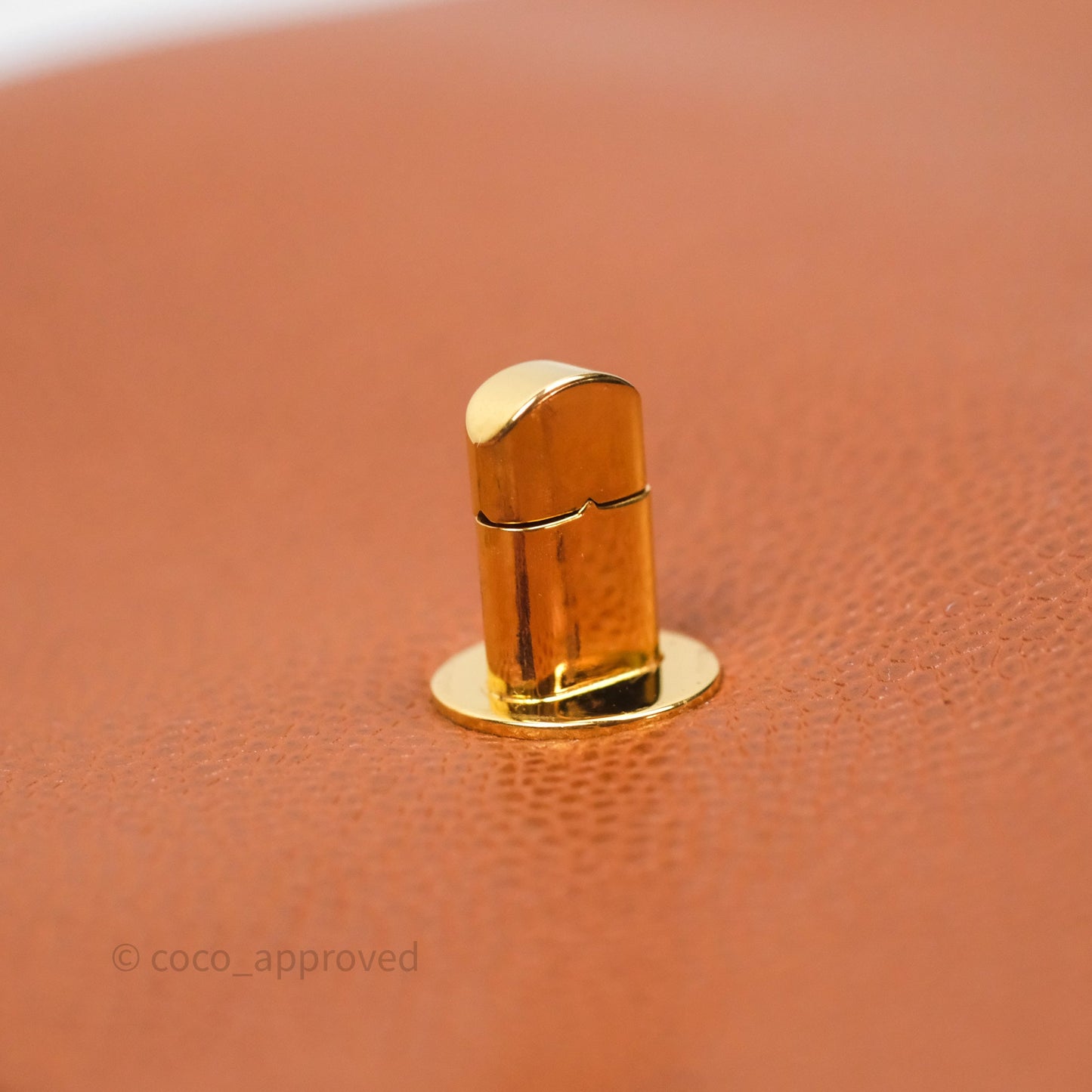 Chanel Vintage Tote Caramel Caviar 24K Gold Hardware