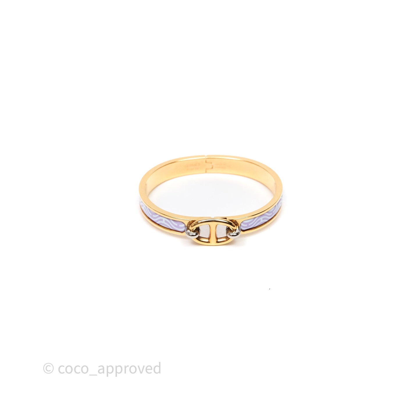 Hermes Mini Clic Chaine d'Ancre Bracelet Hypno Rose Gold