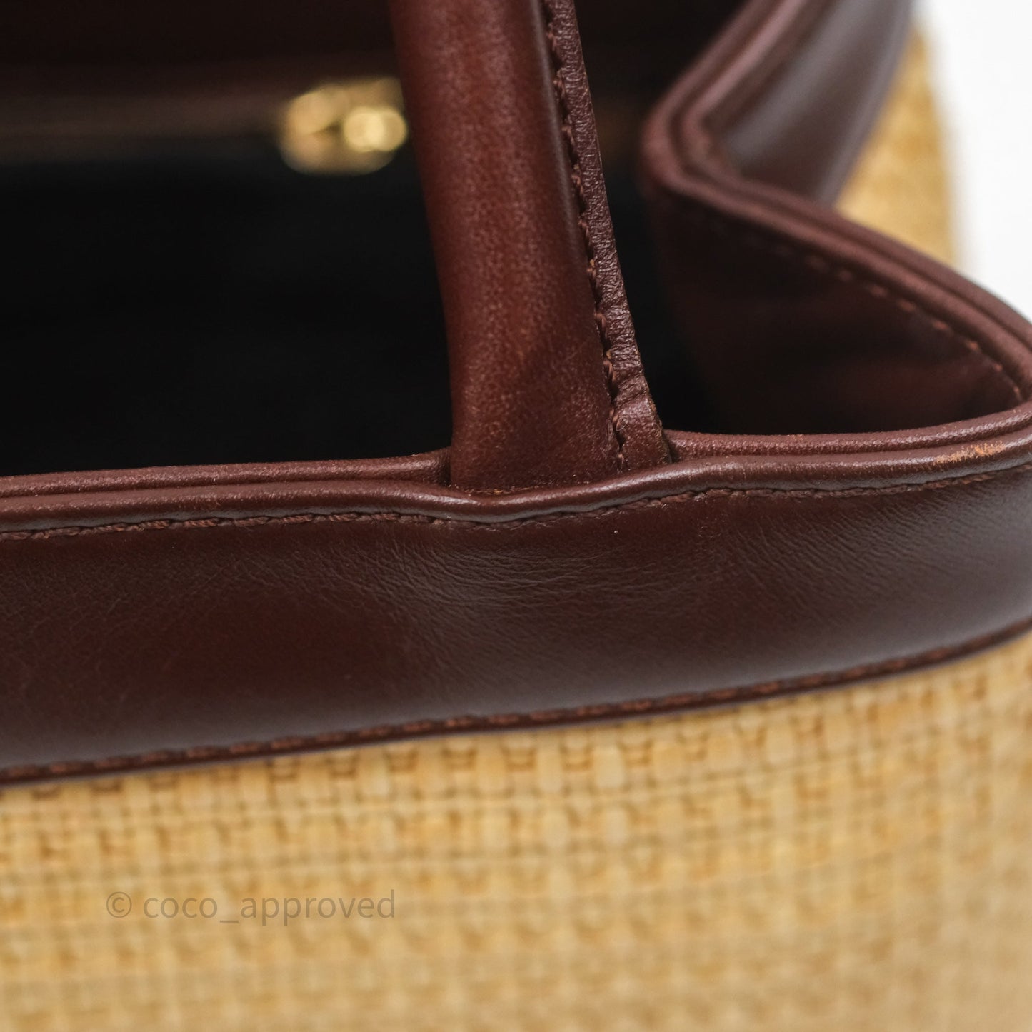 Chanel Vintage Rattan Tote Bag