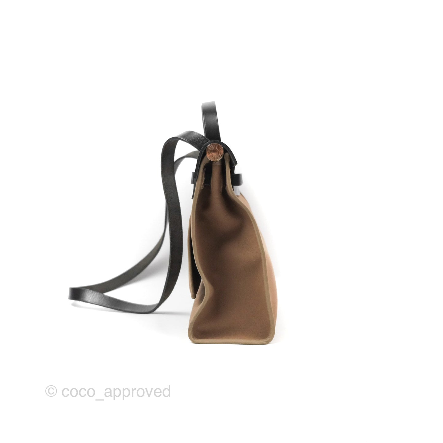 Hermès Herbag Zip 31 Ebene/Etoupe Canvas Palladium Hardware