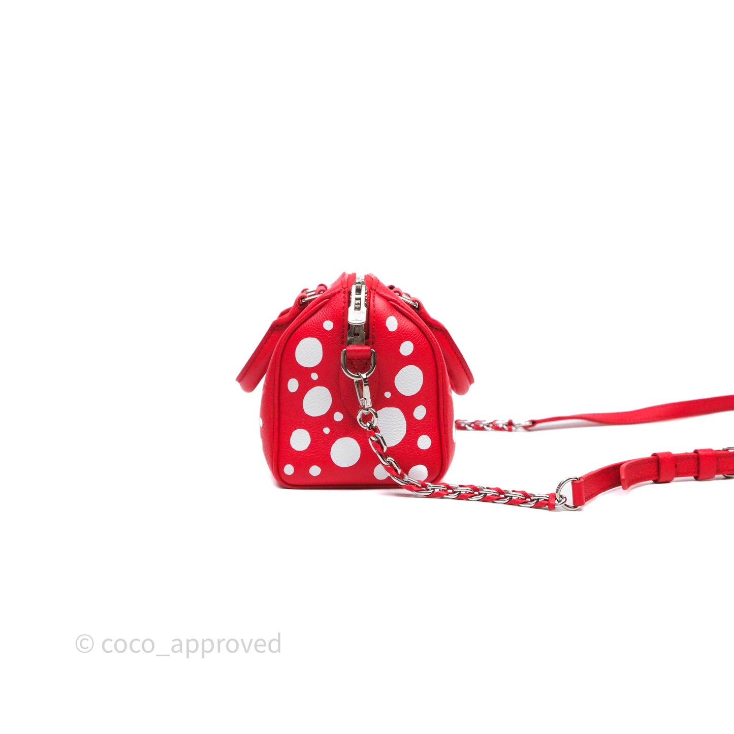 Louis Vuitton x Yayoi Kusama Speedy Bandoulière 20 Red
