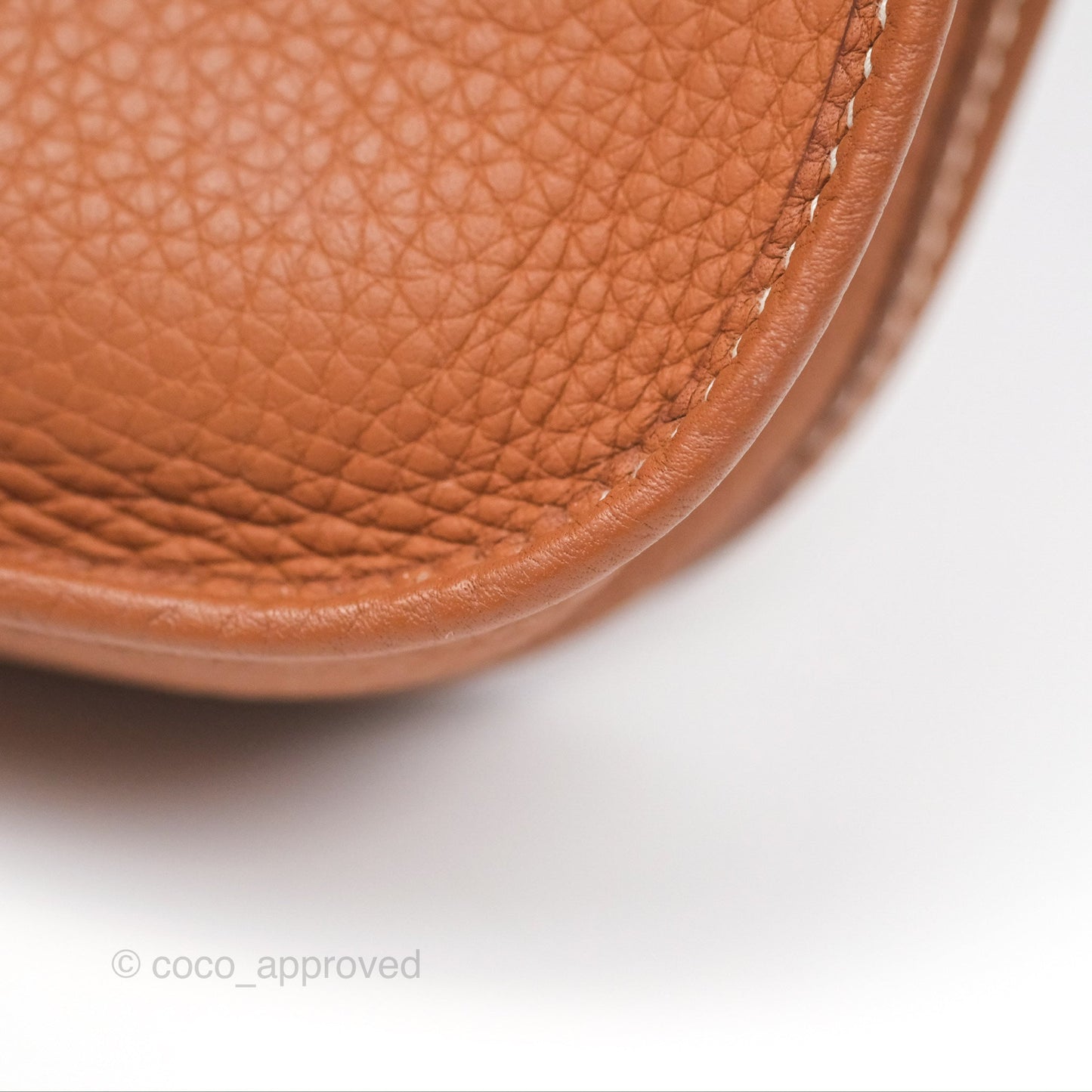 Hermès Mini Evelyne 16 Gold Clemence Gold Hardware