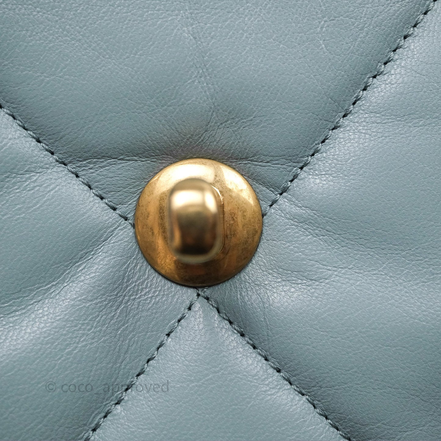 Chanel 19 Small Blue Mixed Hardware