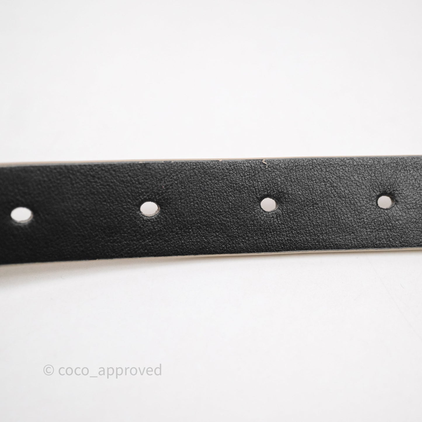 Dior 30 Montaigne Reversible Belt Hazelnut/Black Calfskin Gold Hardware Size 70