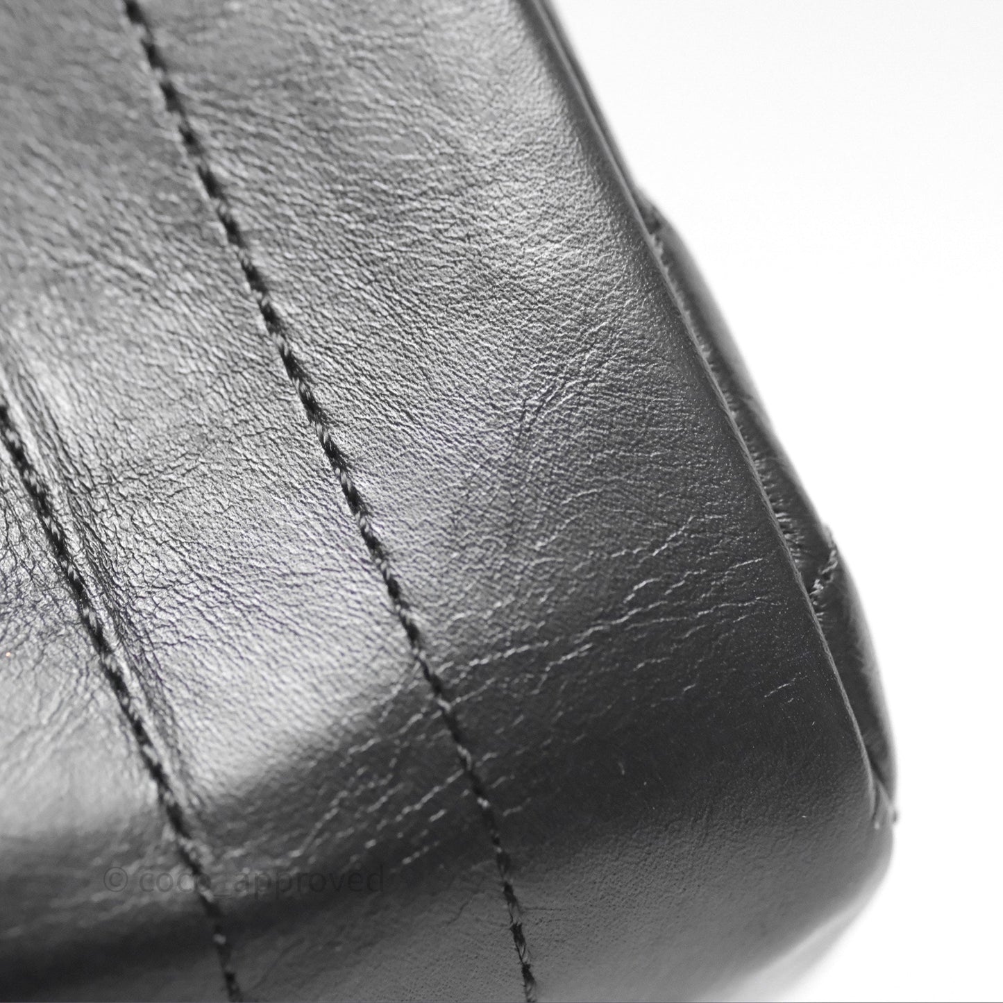 Chanel Reissue 225 Chevron Aged Calfskin So Black