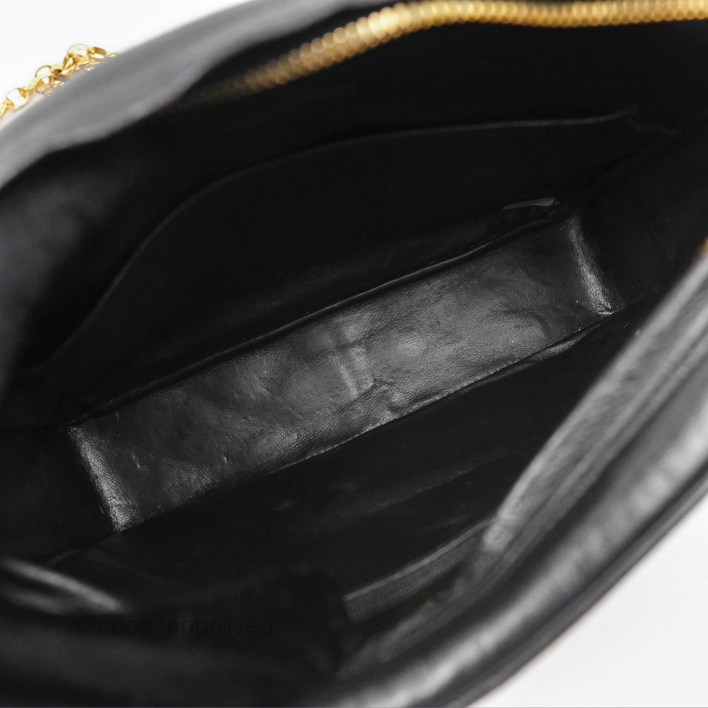 Chanel Vintage Diana Fringe Camera Bag Black Lambskin 24K Gold Hardware