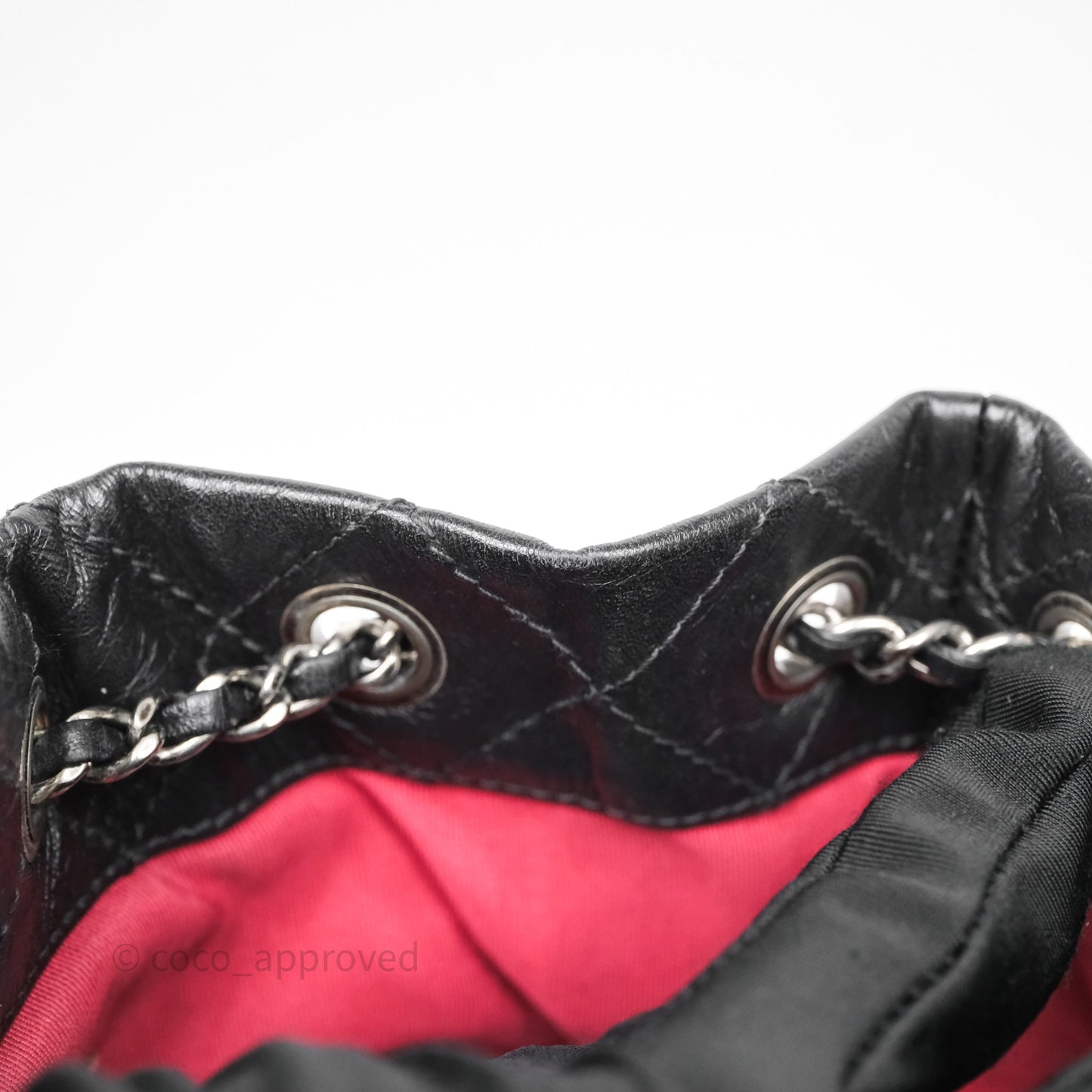 Chanel Small Gabrielle Backpack Black Aged Calfskin