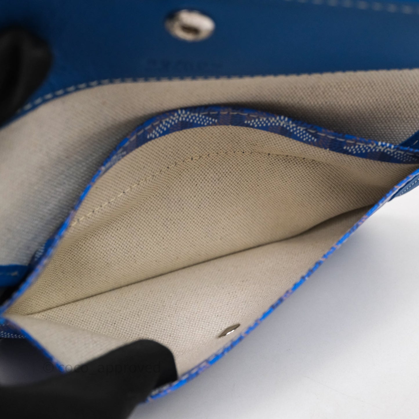 Goyard Bohème Hobo Bag Bleu Ciel Goyardine Canvas
