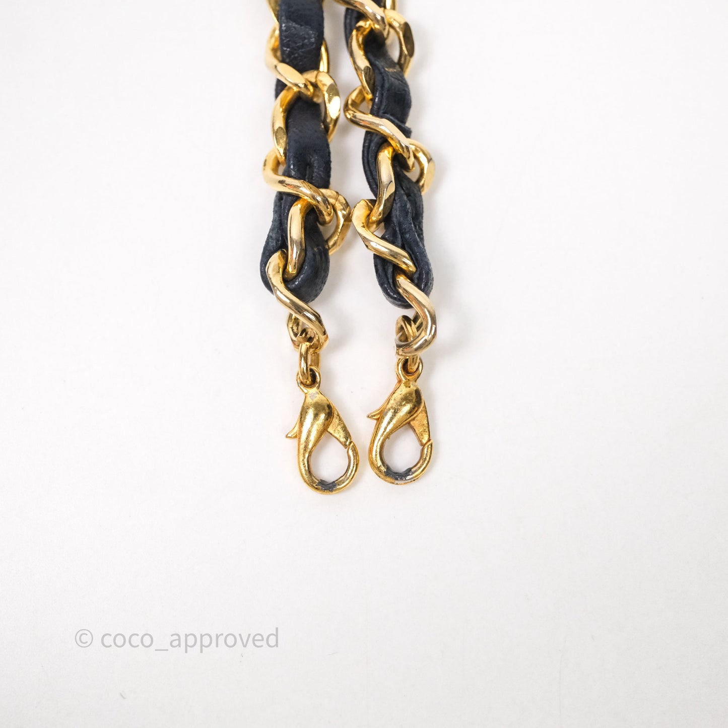 Chanel Vintage 31 Navy Lambskin 24K Gold Hardware