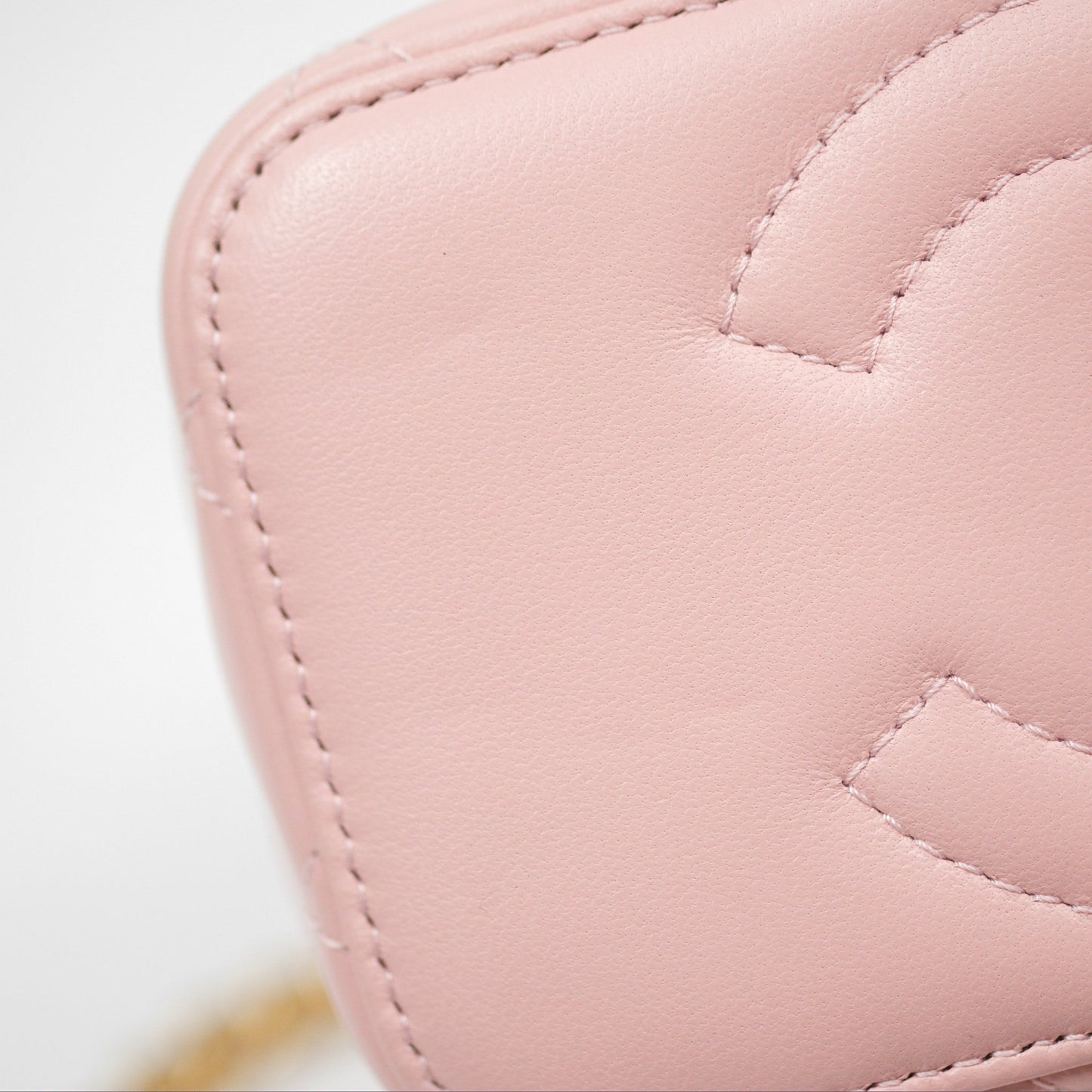 Chanel Quilted Vanity Rectangular with Camellia Adjustable Chain Pink Lambskin 23S