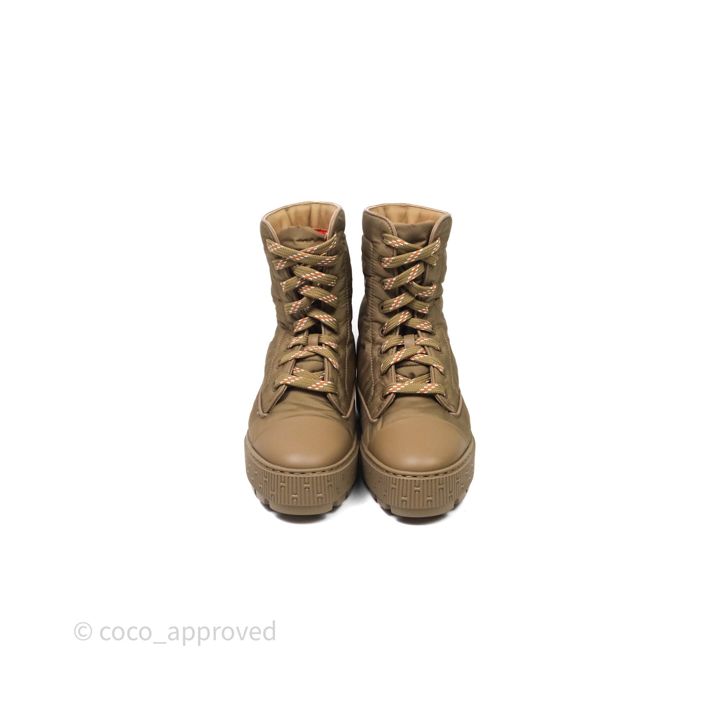 Hermes Fresh Ankle Boots Beige Size 35.5