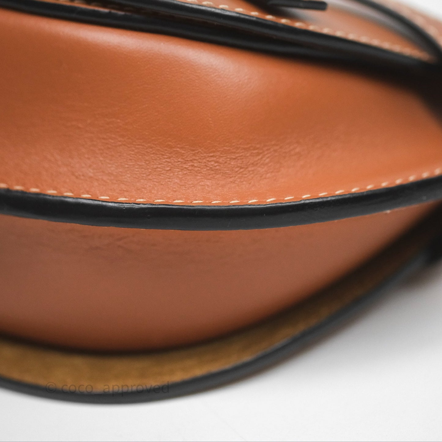 Loewe Mini Gate Belt Bag in Soft Calfskin Brown