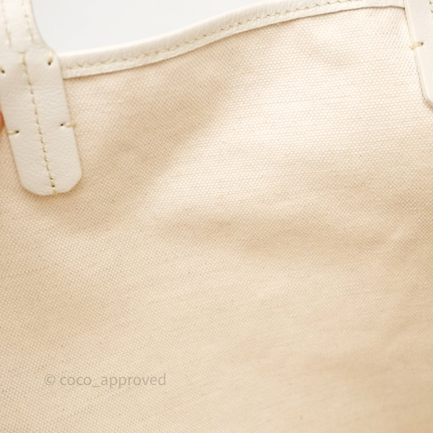 Goyard St Louis Tote PM White
